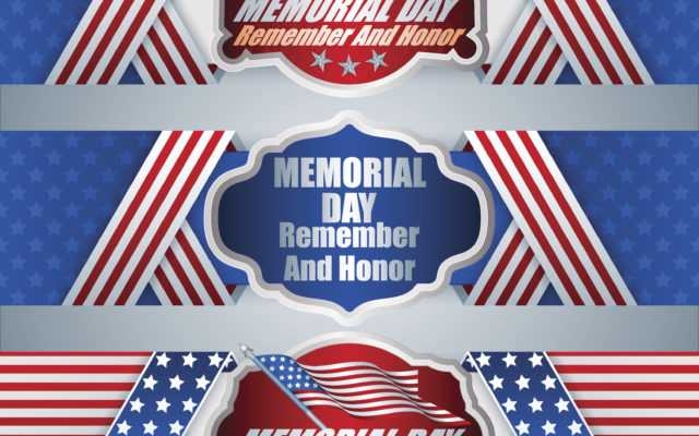 Local and State Wide Broadcast Events For Memorial Day, In Lieu of COVID-19