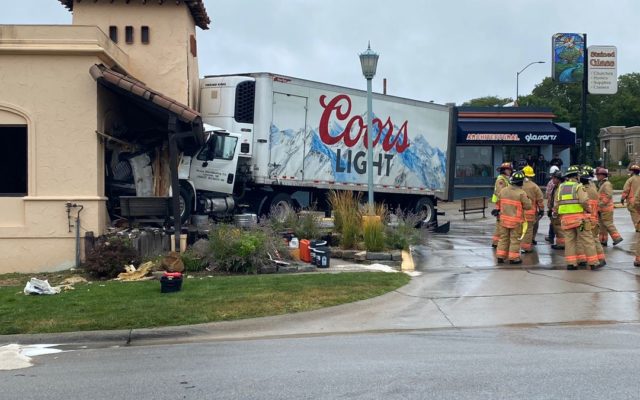 Beer Truck Crashes Into College View Neighborhood Restaurant