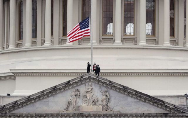 Flags Fly at Half-Staff Honoring U.S. Capitol Police Officers