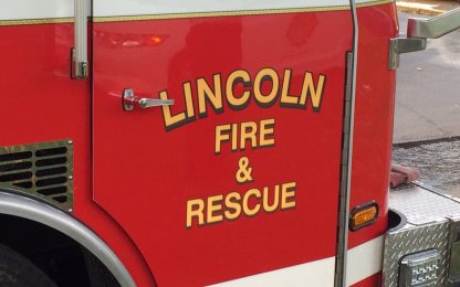 Firefighters Battled Large Grass Fire Sunday in North Lincoln