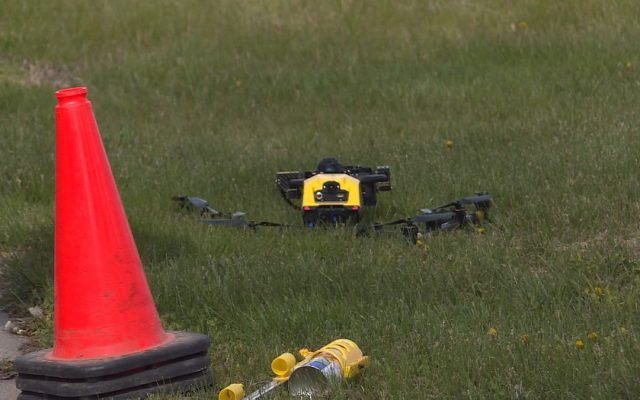 LTU Uses Unmanned Aerial Vehicle for Street Inspection