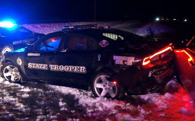 Trooper hit as NSP responds to dozens of weather-related incidents
