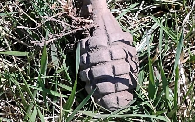 Buried Grenade Found North of Waverly