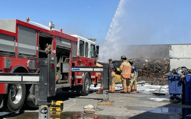 Firefighters Spent Nearly Nine Hours Battling Two-Alarm Fire At Recycling Business