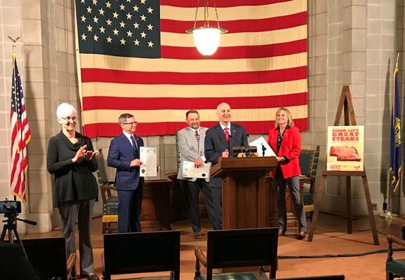 Governor Proclaims Annual Beef Month