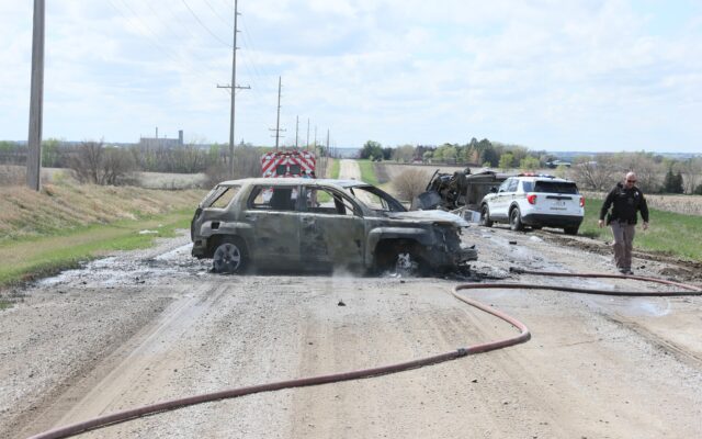Fiery Crash Thursday Afternoon Just Outside of Lincoln