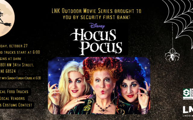Disney’s ‘Hocus Pocus’ To Be Shown Friday at LNK Airport’s Free Outdoor Movie Night