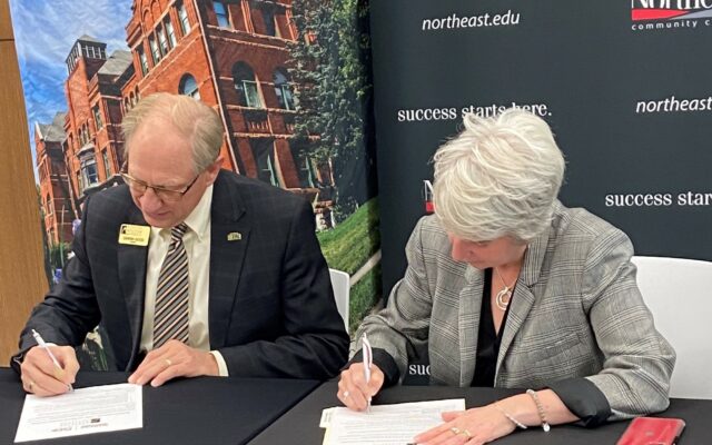 Educational Partnership Announced Between NWU and Northeast Community College