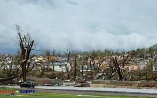 Large Tornado Rips Through Western Omaha on Friday