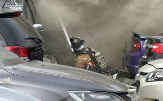 Fire at North Lincoln Business on Monday Afternoon